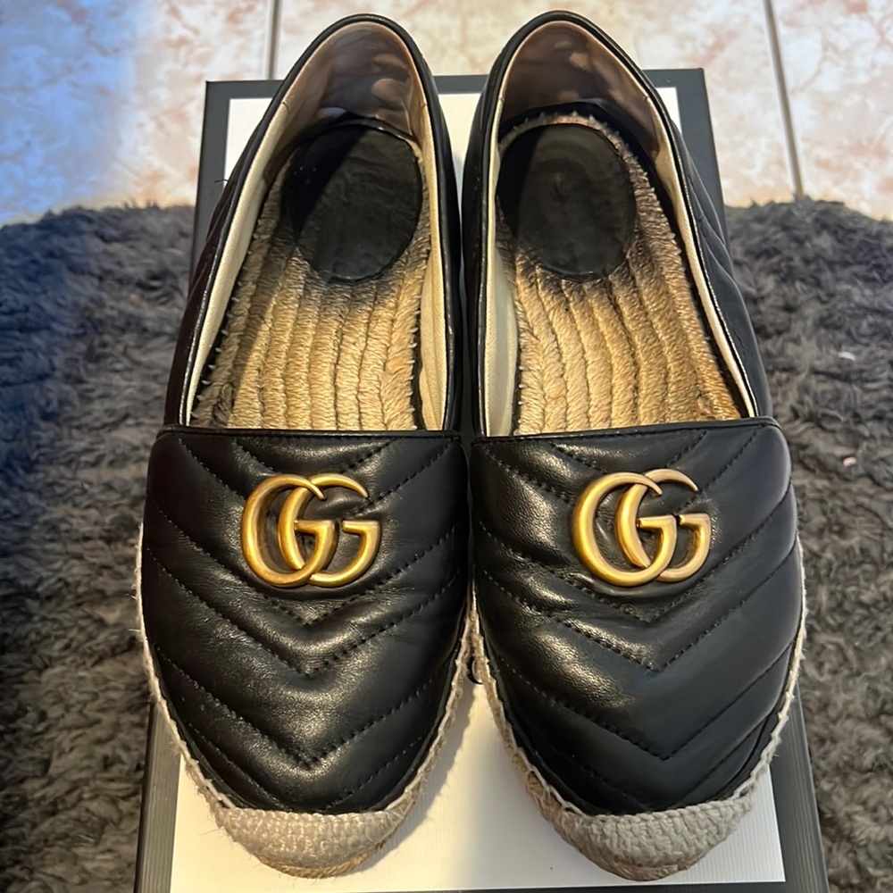 Gucci Espadrilles size 38, Black